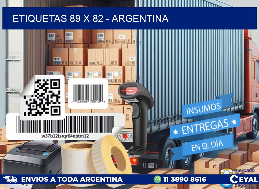 ETIQUETAS 89 x 82 - ARGENTINA