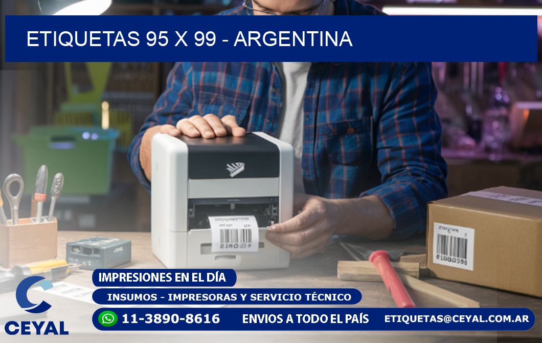 ETIQUETAS 95 x 99 - ARGENTINA