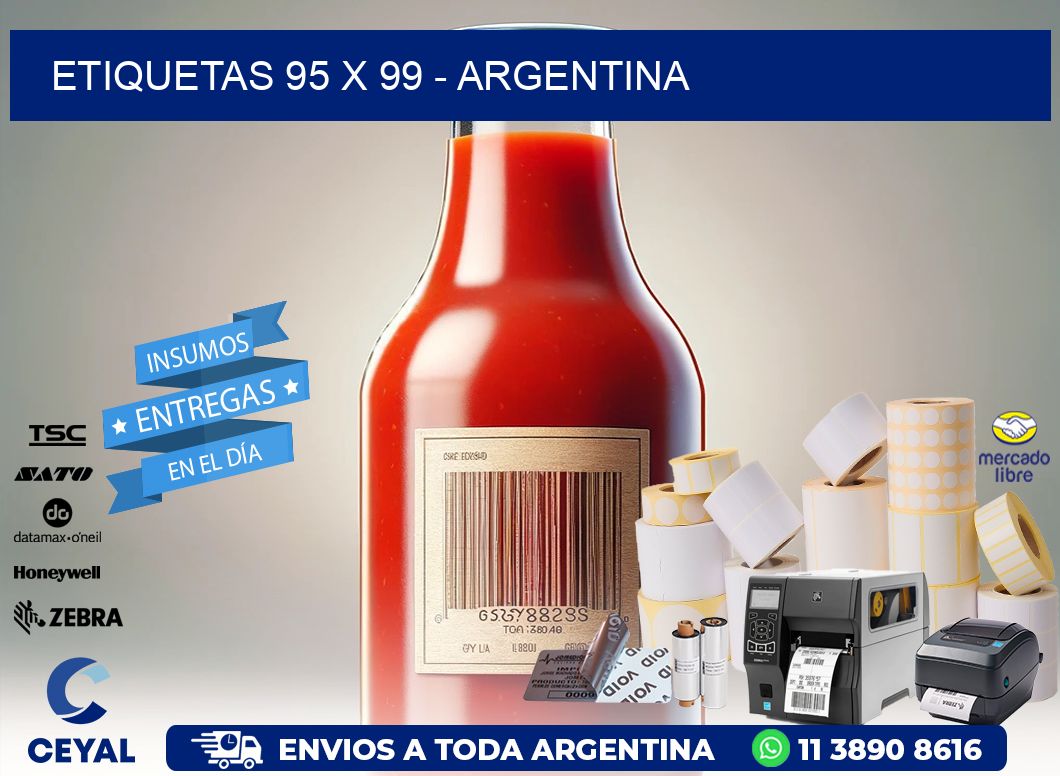 ETIQUETAS 95 x 99 - ARGENTINA