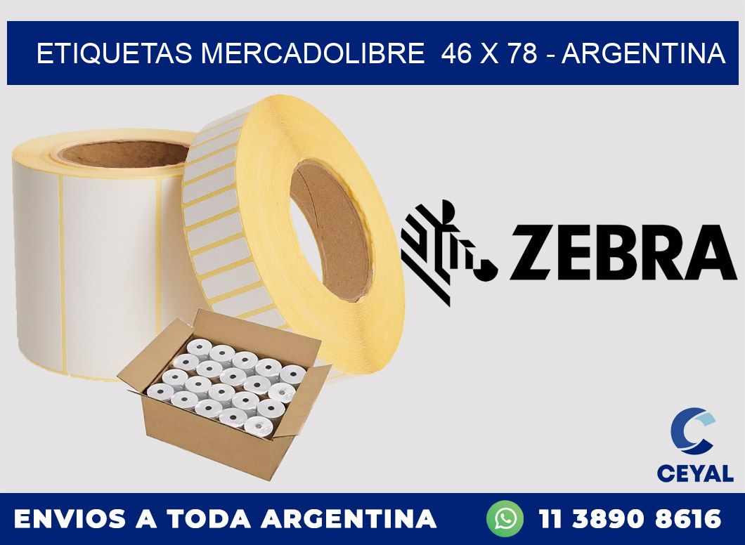 ETIQUETAS MERCADOLIBRE  46 x 78 – ARGENTINA