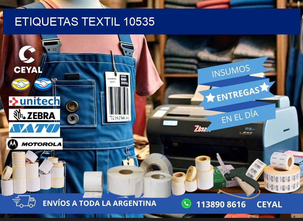 ETIQUETAS TEXTIL 10535