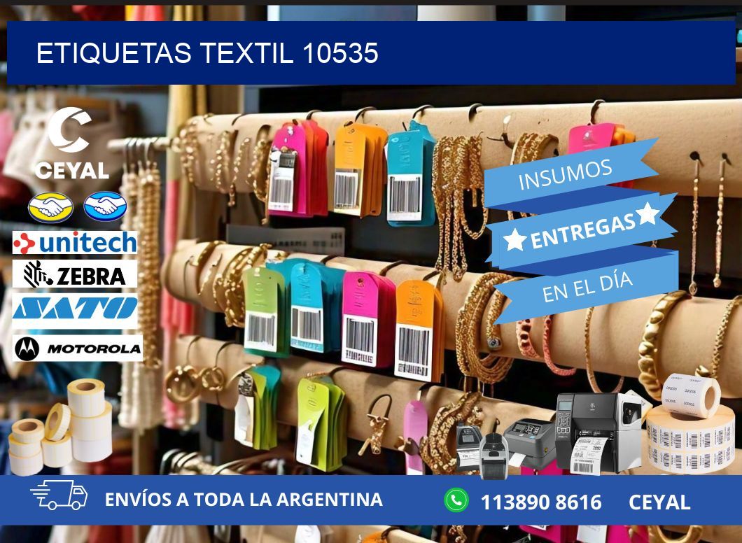 ETIQUETAS TEXTIL 10535