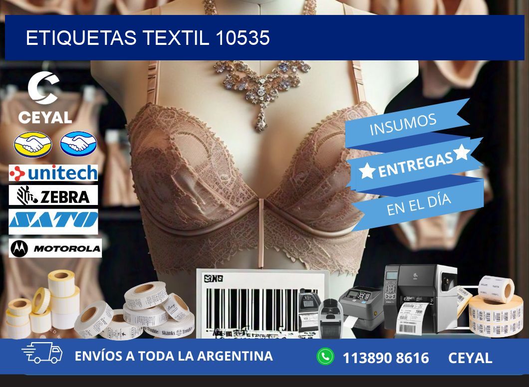 ETIQUETAS TEXTIL 10535