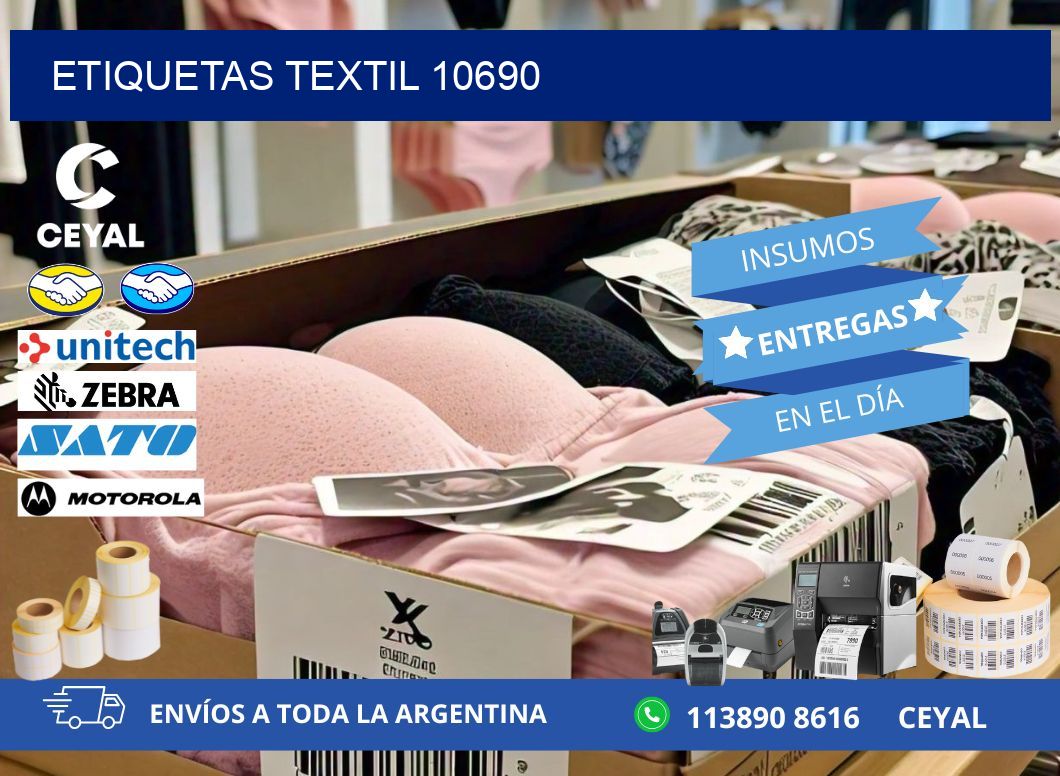 ETIQUETAS TEXTIL 10690