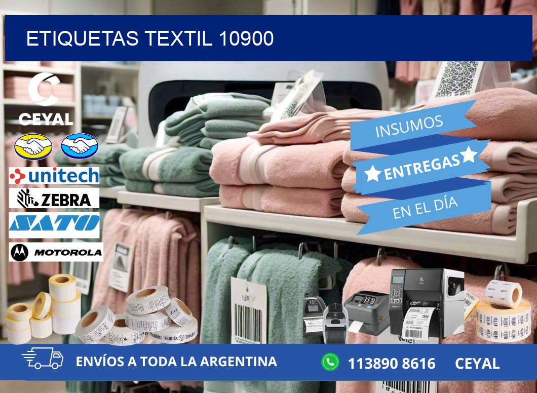 ETIQUETAS TEXTIL 10900