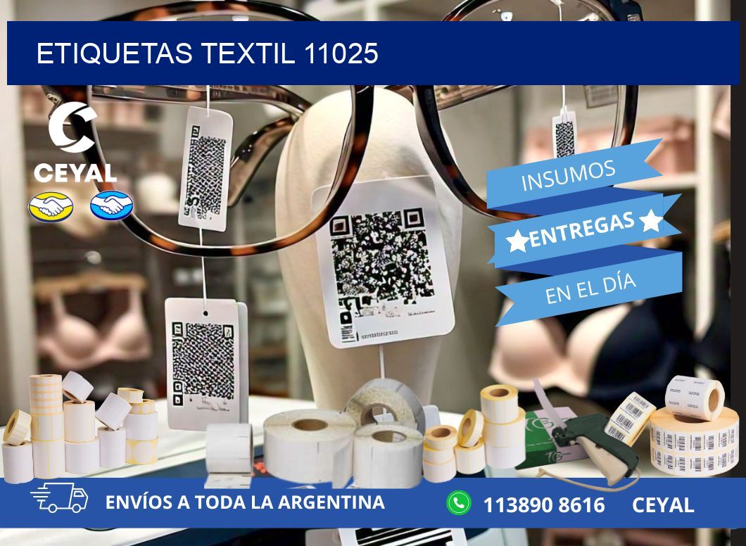 ETIQUETAS TEXTIL 11025