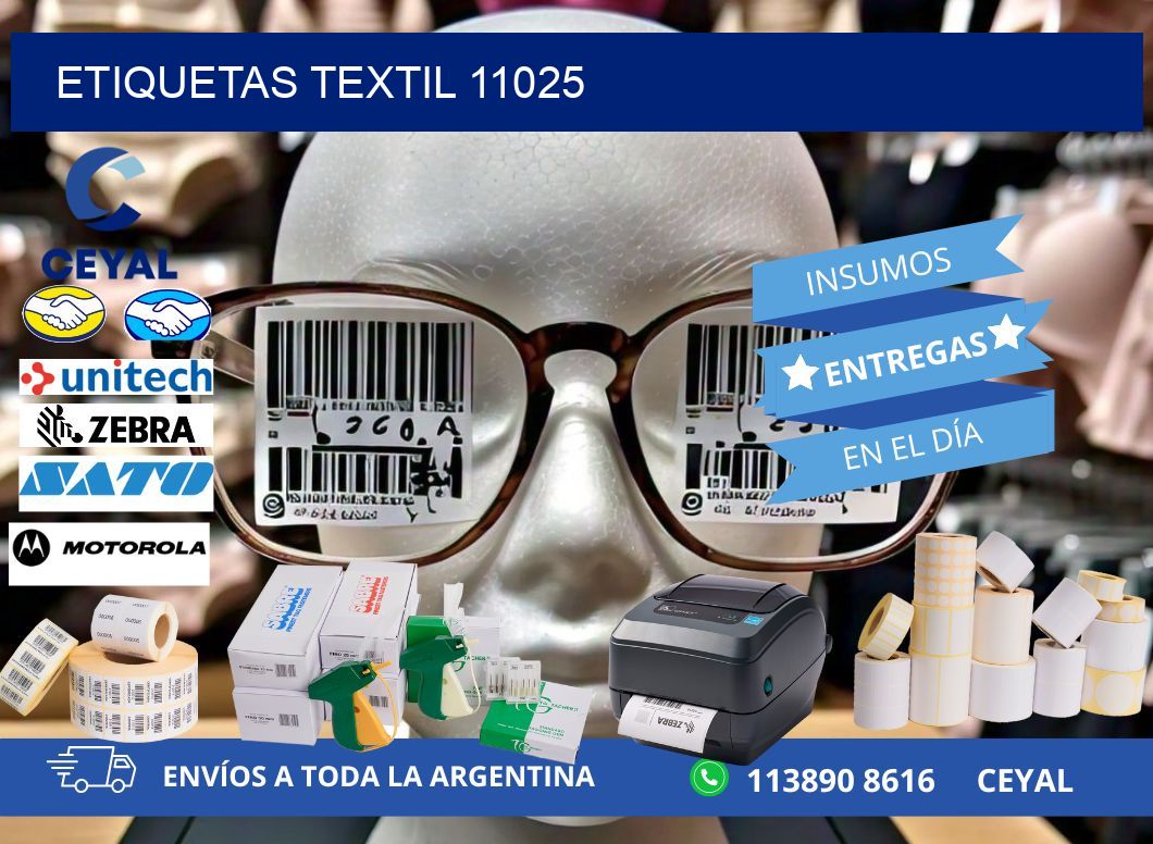 ETIQUETAS TEXTIL 11025