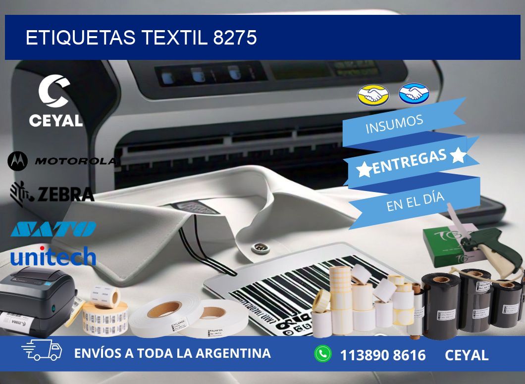 ETIQUETAS TEXTIL 8275