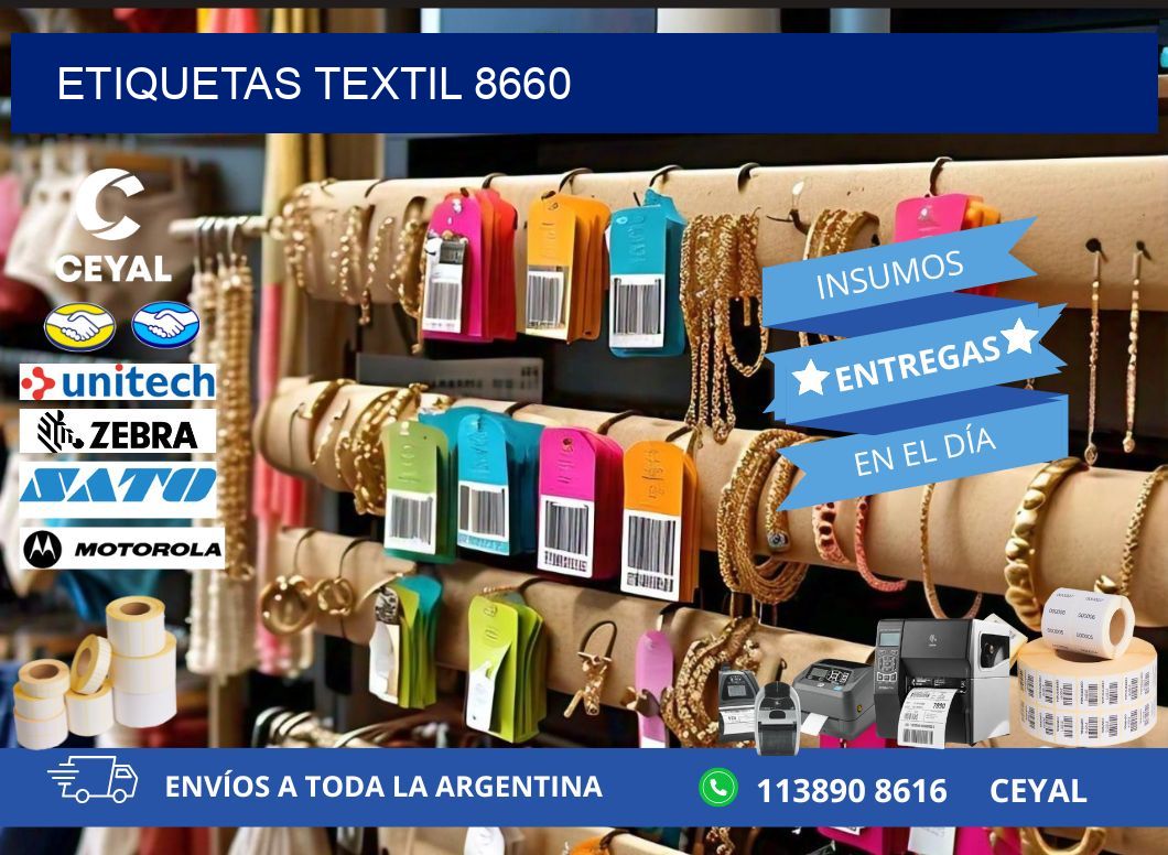 ETIQUETAS TEXTIL 8660